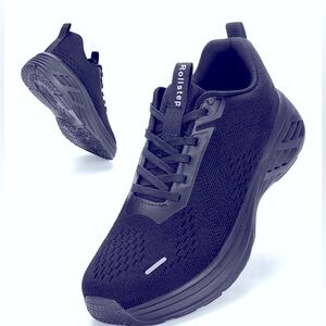 Men's Black Hoka One One Bondi 8 Athletic Sneakers Size 9 4E